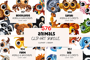 Animal Quilled Paper Clipart Bundle, an Animal Illustration by PrintablesByFranklyn (Thumbnail 1 of 10)