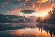 97 UFO objects flying in the sky, a Transportation Photo by Handmadefont (Thumbnail 73 of 101)