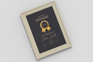 Certificate Mockup Frame Template, a Product Mockup by graphypix