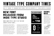 Drone Ranger PRO Font Family, a Sans Serif Font by Vintage Type Company (Thumbnail 2 of 12)