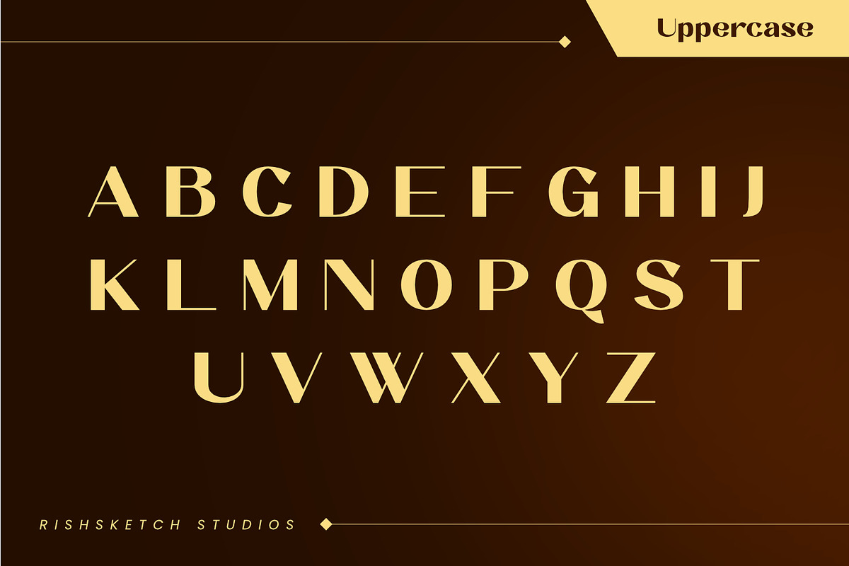 Benseal - Sans Serif Typeface Font, a Sans Serif Font by Rishsketch (Photo 10 of 16)