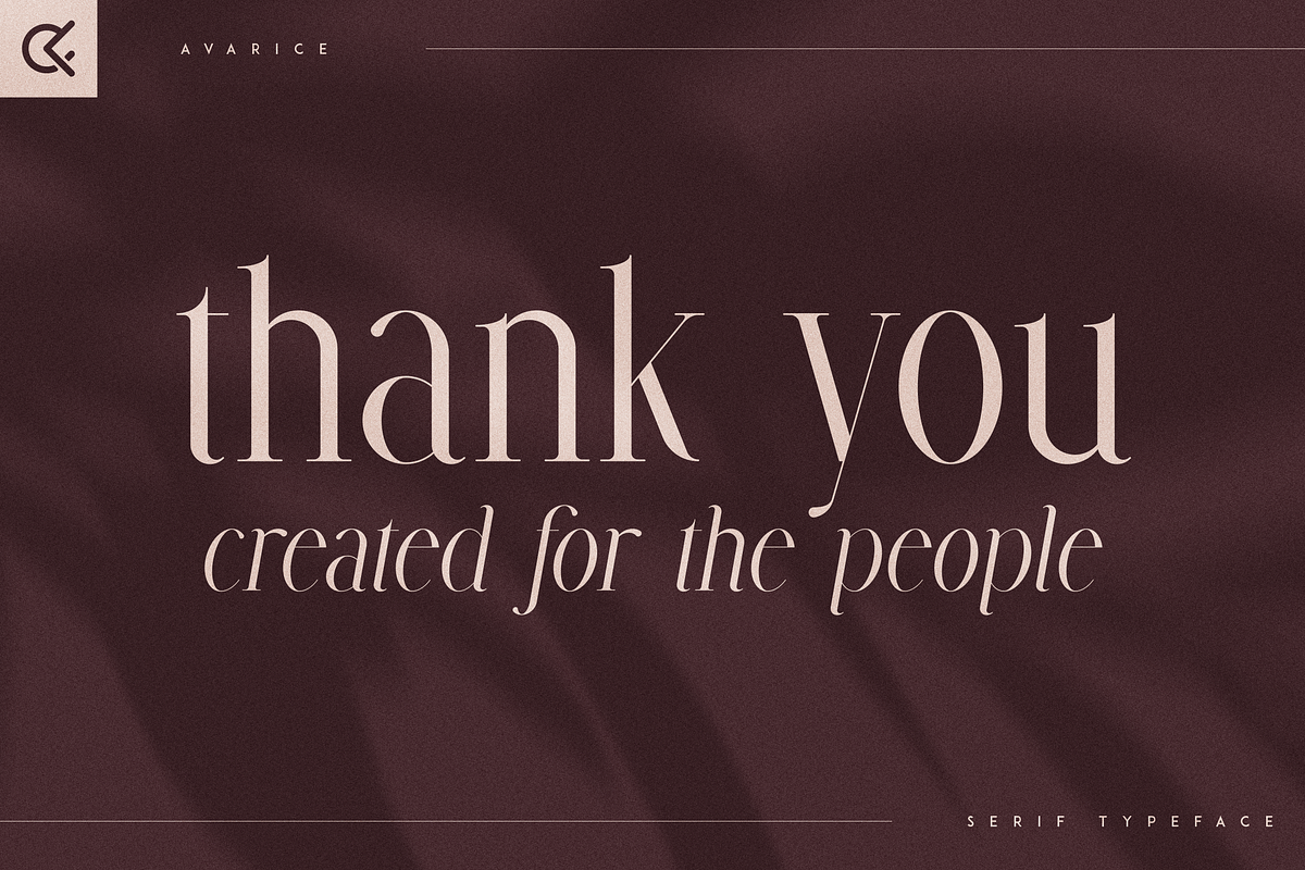 Avarice - serif typeface | 4 fonts, a Serif Font by Only Fonts (Photo 10 of 10)