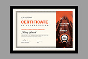 Certificate Template, a Stationery Template by MightyDesign (Thumbnail 1 of 6)