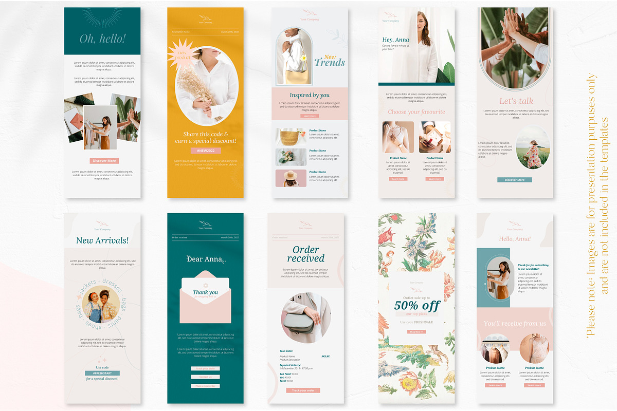 20 Canva Newsletter Templates, an Email Template by Matisse Studio (Photo 3 of 6)