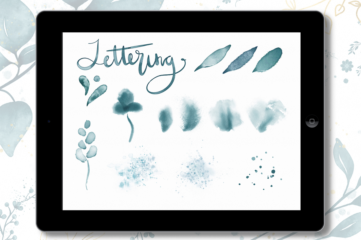 Watercolor Procreate Brushes, a Brush Add-On by Roze Prints (Photo 4 of 6)
