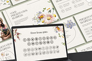 Floral Powerpoint Template, a Presentation Template by SKY CREATION (Thumbnail 6 of 6)