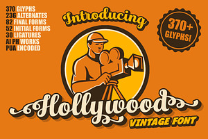 Hollywood • Vintage Font