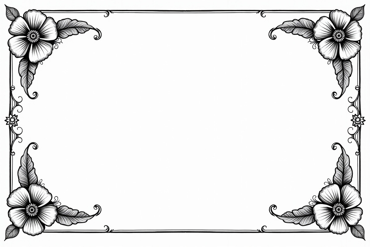 Ornate Frame Vector Set, an Illustration by BIPLOB EXPERT (Photo 8 of 9)