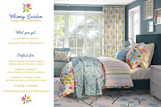 Whimsy Floral Pattern & Clipart, a Pattern Graphic by Essentially Nomadic (Thumbnail 2 of 11)