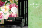 Summer flowers seamless pattern, a Pattern Graphic by Yana Dobrik (Thumbnail 3 of 11)