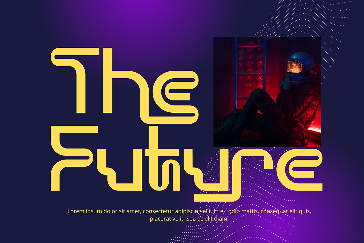 Allowing Mistakes - Futuristic Font, a Sans Serif Font by 177Studio (Photo 2 of 8)