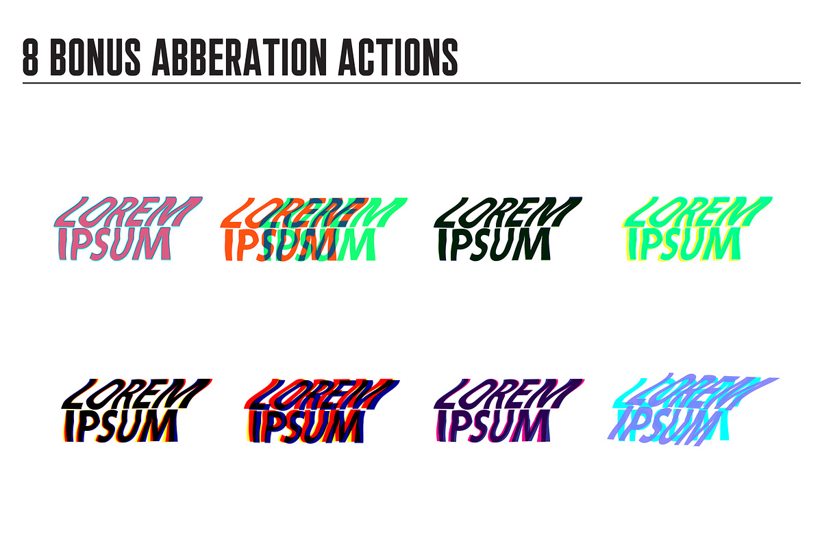 44 Distorted Glitch & Wave Effects, an Action Add-On by Quiver Supply Co. (Photo 9 of 9)