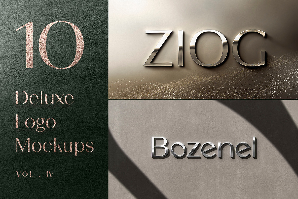 10 Deluxe Front Logo Mockups - V4, an Advertising Mockup by Asylab (Photo 16 of 16)
