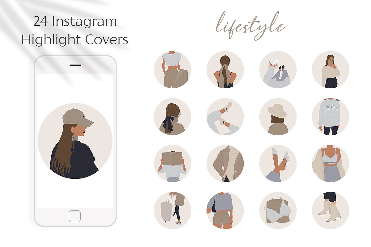 Instagram Highlight Icons, a Social Media Template by Anna_Kresik (Photo 1 of 2)