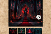 71 Halloween Horror Backdrops, a Seasonal Illustration by ThatsDesignArt (Thumbnail 10 of 15)