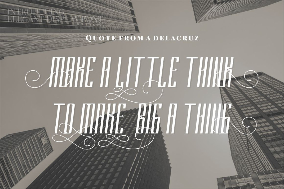 DELACRUZ TYPEFACE preview 7