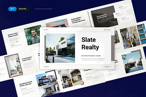 Real Estate Keynote Presentation, a Presentation Template by Salamahtype
