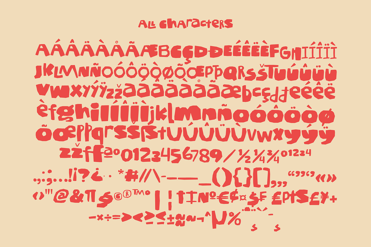 The Craftigo Patcher - Paper Cutout, a Sans Serif Font by Bring To Type (Photo 6 of 7)