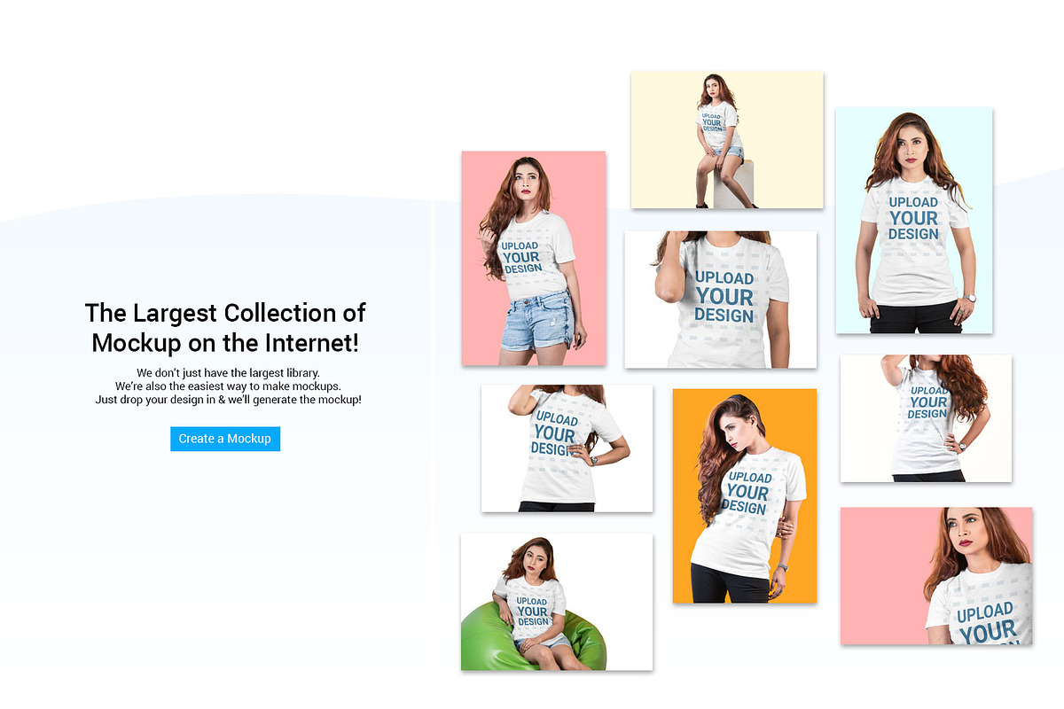 Female t-shirt Mockup-V-2-001, a Shirt Mockup by designvillage (Photo 8 of 9)