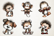 Baby Animal Clipart Bundle, an Illustration by RobertsArt (Thumbnail 2 of 7)