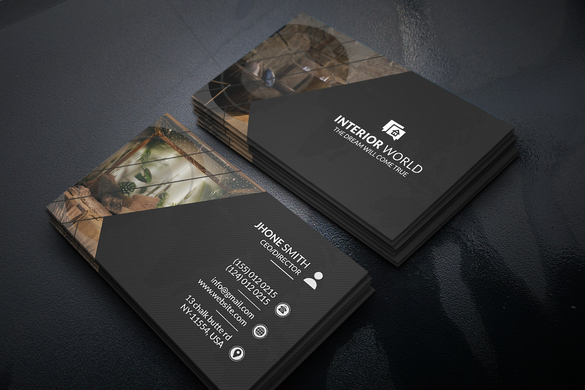Interior Business Card, a Business Card Template by Helal Shop (Photo 2 of 4)