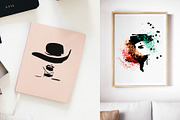 Female faces.T-shirt designs, an Object Graphic by Vera●Suleimanova (Thumbnail 3 of 12)