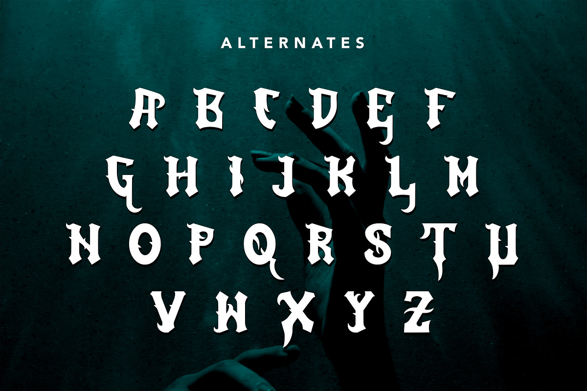 UnderworldGate - Blackletter Font, a Blackletter Font by AQR Studio (Photo 4 of 9)