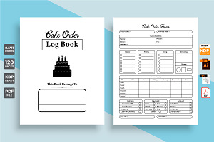 Cake Business Log Book KDP Interior