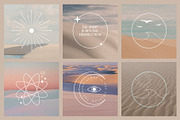 Forms, shapes vector logo elements, an Object Graphic by Olya Creative (Thumbnail 8 of 16)