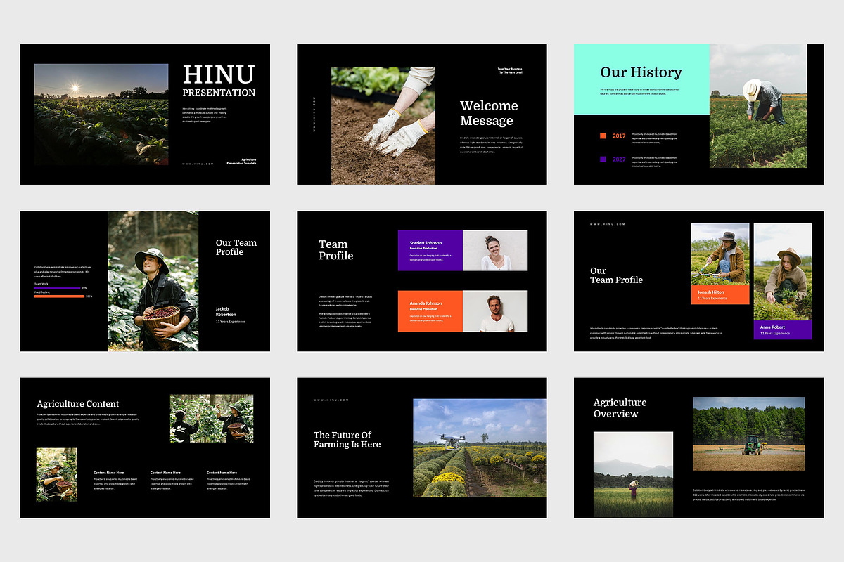 Hinu : Agriculture Powerpoint, a Presentation Template by Punkl Camp (Photo 6 of 9)