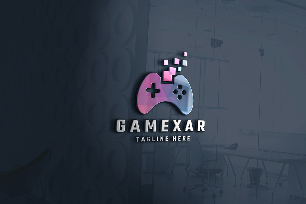 Gamexar Pro Logo Template, a Branding & Logo Template by Design_Planet (Photo 2 of 3)