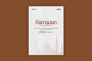 Minimal Elegant Ramadan Flyer, a Flyer Template by Saman Osama (Thumbnail 2 of 2)