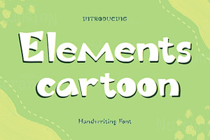 Elements Cartoon Font