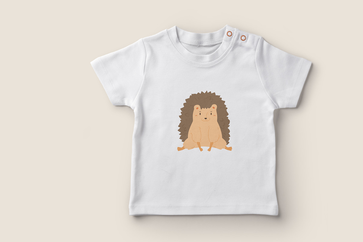 Cute cartoon hedgehog set, an Animal Illustration by Good Studio (Photo 4 of 5)