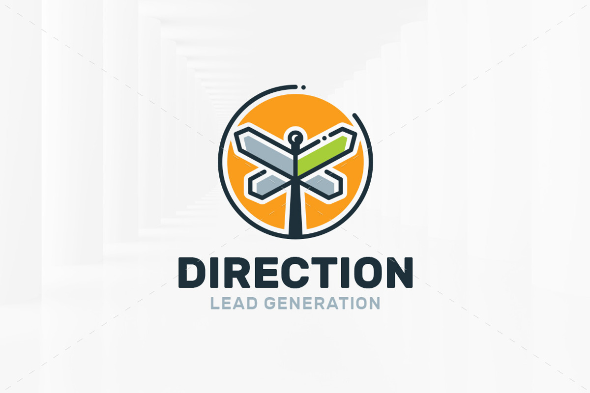 Direction Logo Template, a Branding & Logo Template by LOGOMAGINE