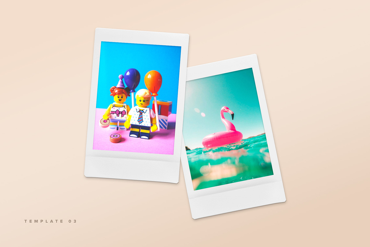Instant Photo Snapshot Mockups, a Mask Mockup by Creative Veila (Photo 6 of 9)