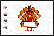 Thanksgiving turkey illustration art, a Food Illustration by Uniquesvg99 (Thumbnail 5 of 5)