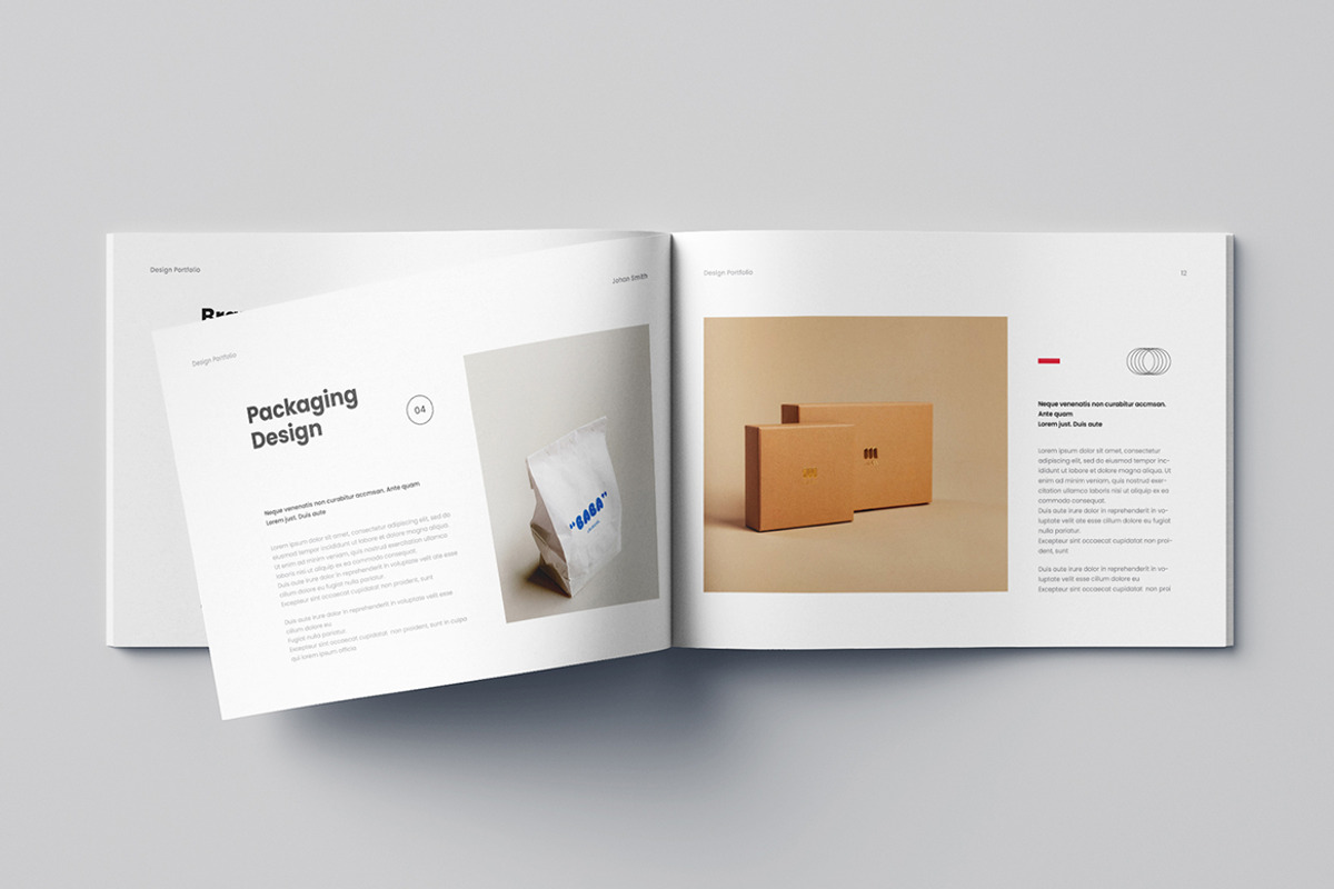 Works Portfolio Template | MS Word, a Brochure Template by HiveArts (Photo 6 of 9)