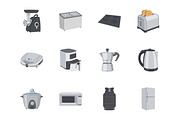Kitchen Appliances Icons Pack, a Duotone Icon by vectorstank (Thumbnail 2 of 2)