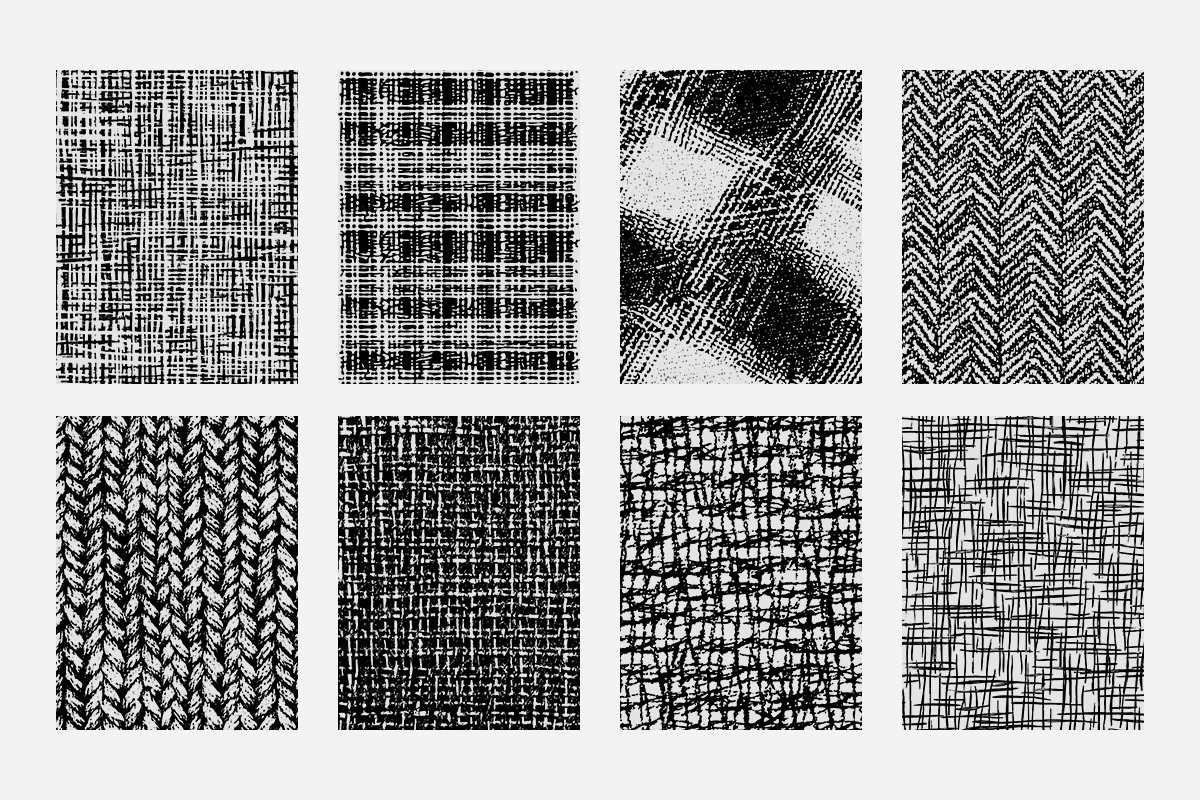 Vector Textile Textures, a Texture Graphic by Tugcu Design Co. (Photo 4 of 6)