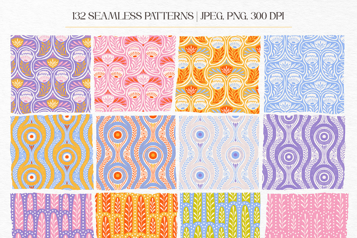 Felicity | Seamless Patterns, a Pattern Graphic by GVGraphics (Photo 5 of 20)