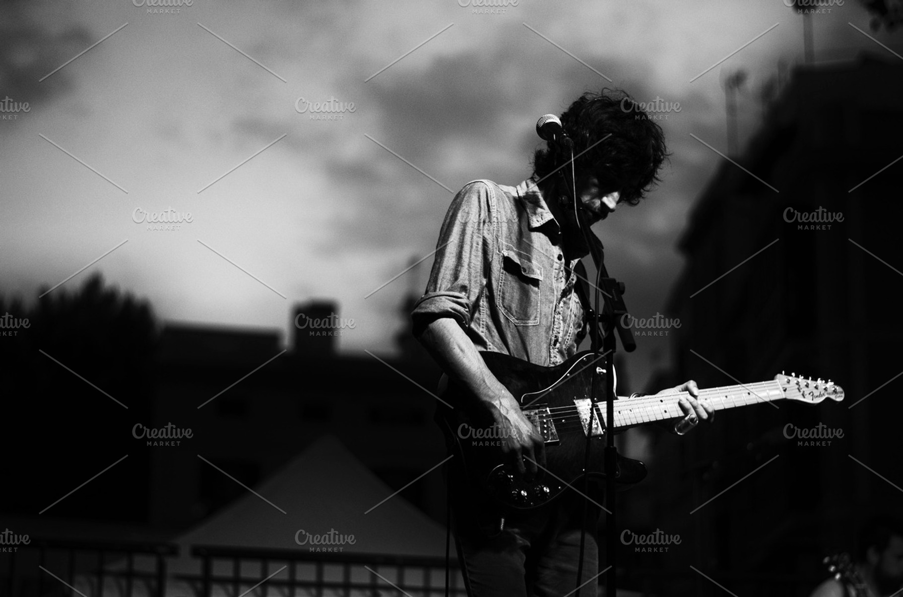 Music scape stock picture, a Person Photo by Yerco Bazaez