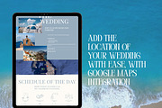 Squarespace Blue Wedding Website, a Squarespace Template by Sofia Designs (Thumbnail 4 of 7)
