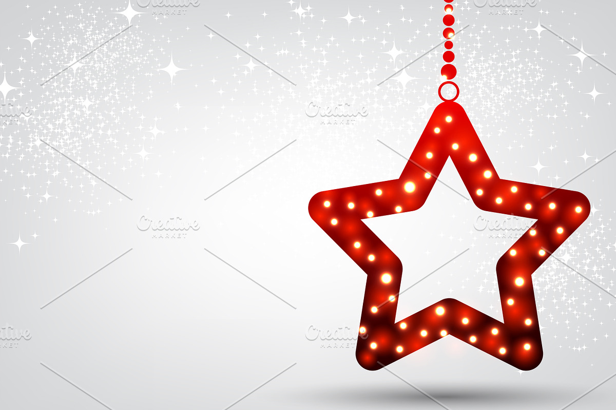 Red Christmas & New Year set, a Decorative Illustration by Vjom (Photo 9 of 12)