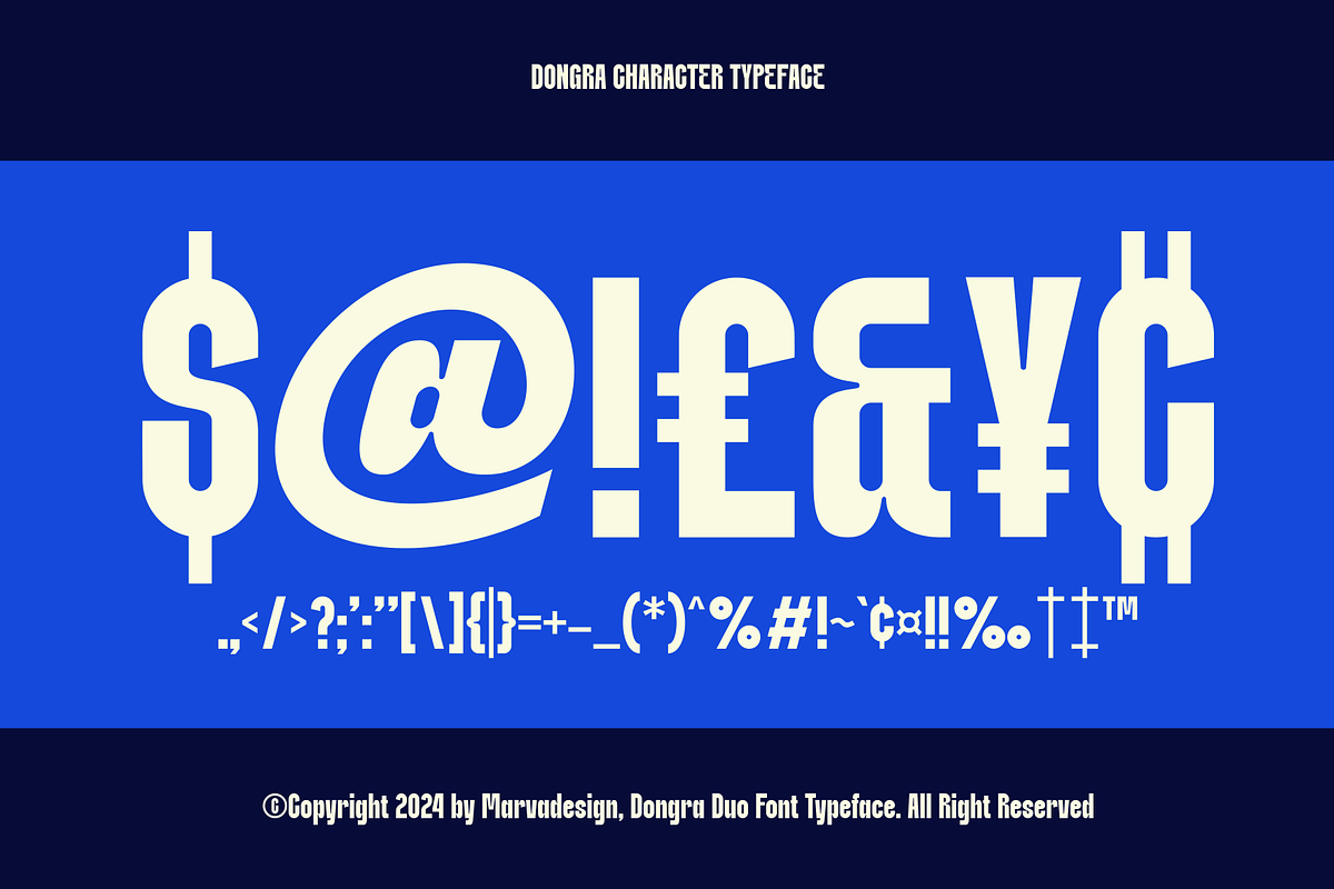 Dongra - Duo Font, a Script Font by Marvadesign (Photo 7 of 8)