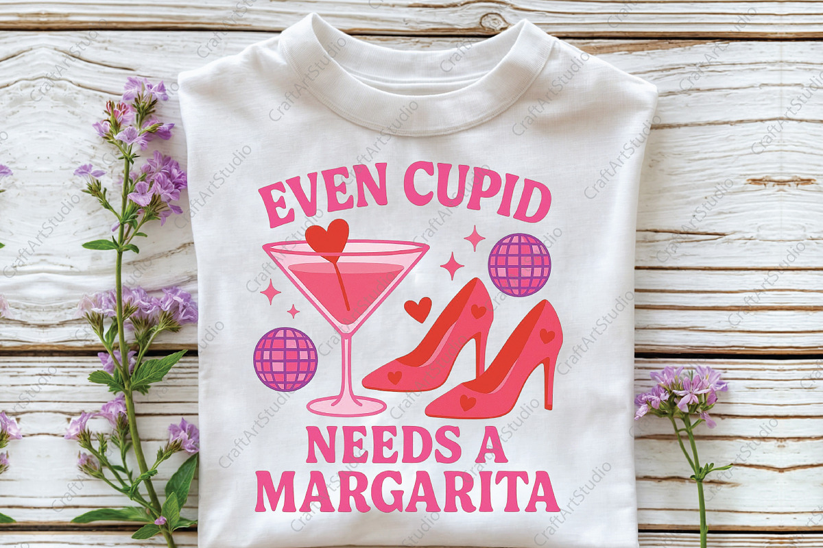 Even Cupid Need A Margarita PNG, an Illustration by CraftArtStudio (Photo 3 of 4)