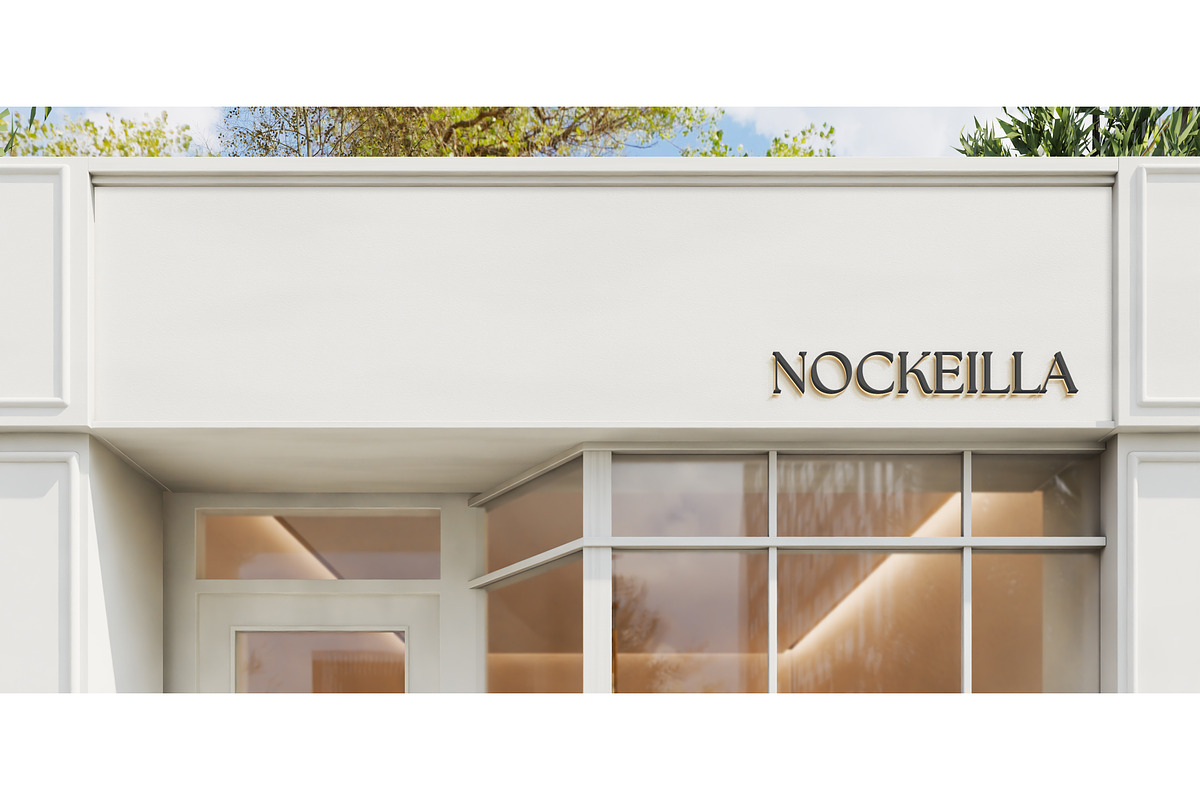 Store Facade Signage Logo Mockup, an Advertising Mockup by Mockthethics. (Photo 4 of 4)