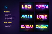 Led Lights Text Effects, a Layer Style Add-On by Andrew Skoch Design (Thumbnail 9 of 10)