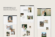 Editorial Showit Website Template, an App Template by Seventh Made (Thumbnail 3 of 4)