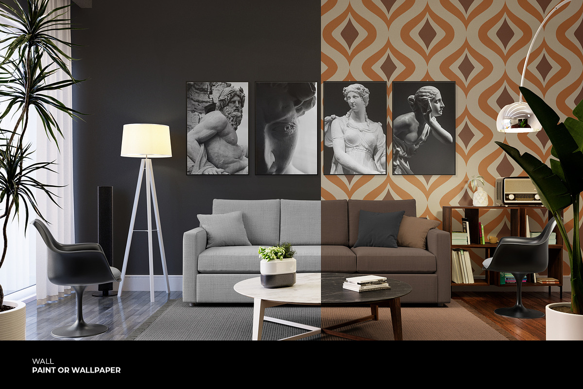 Wall Frame Mock-up, a Household Mockup by Colatudo Store (Photo 8 of 12)